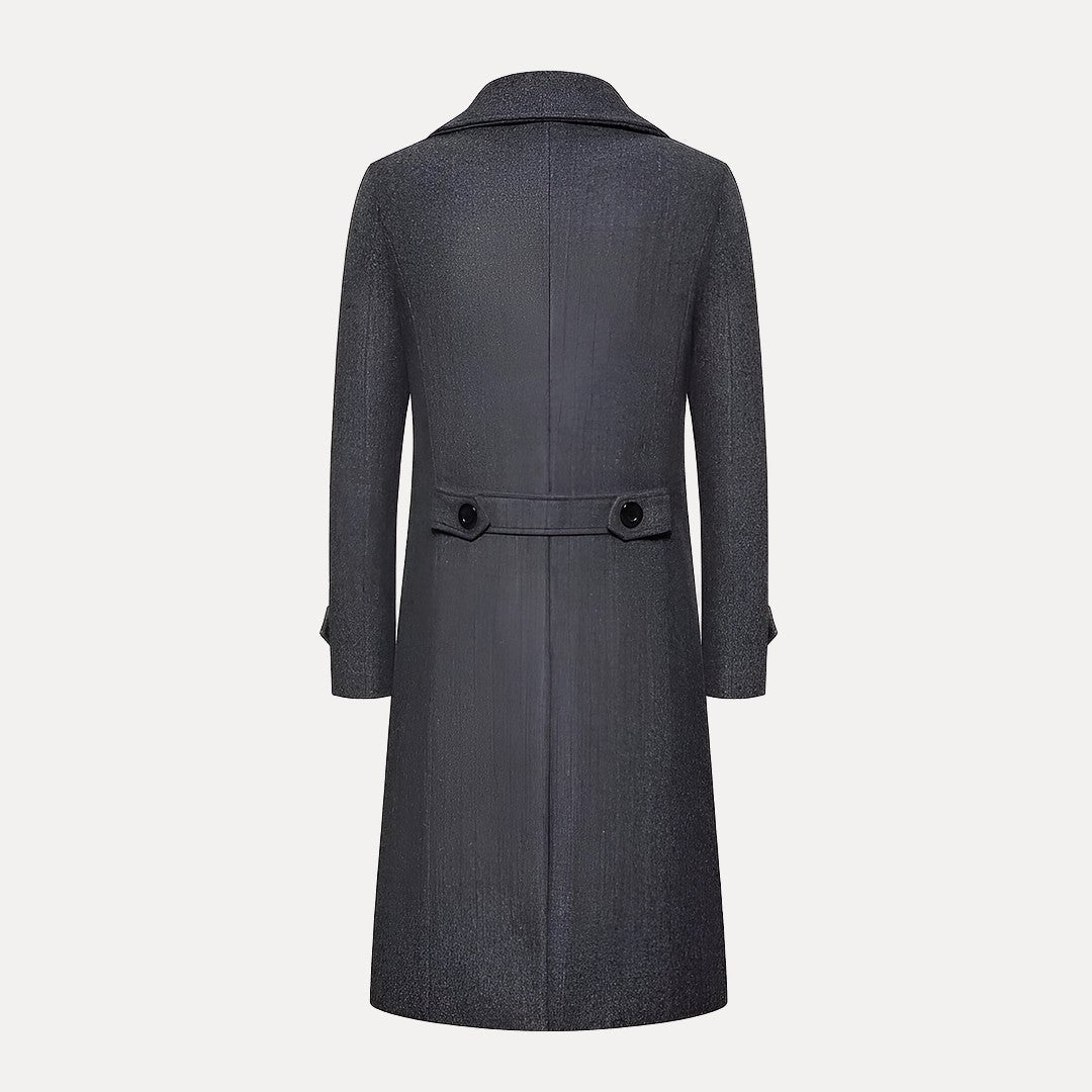 Hugo | Men's Double-Breasted Wool Winter Overcoat