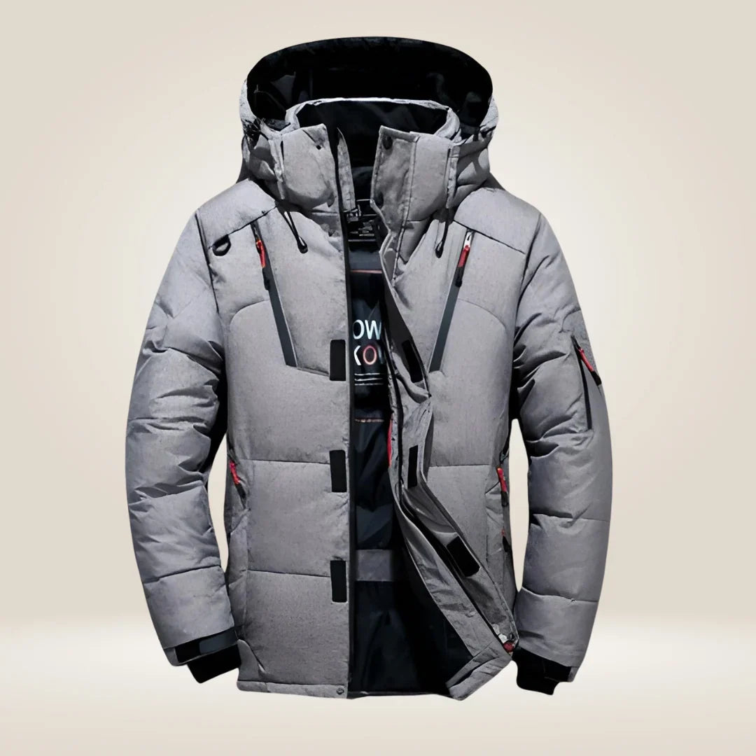 Rhys | Men's Hooded Quilted Winter Puffer Jacket