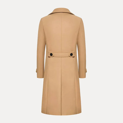 Hugo | Men's Double-Breasted Wool Winter Overcoat
