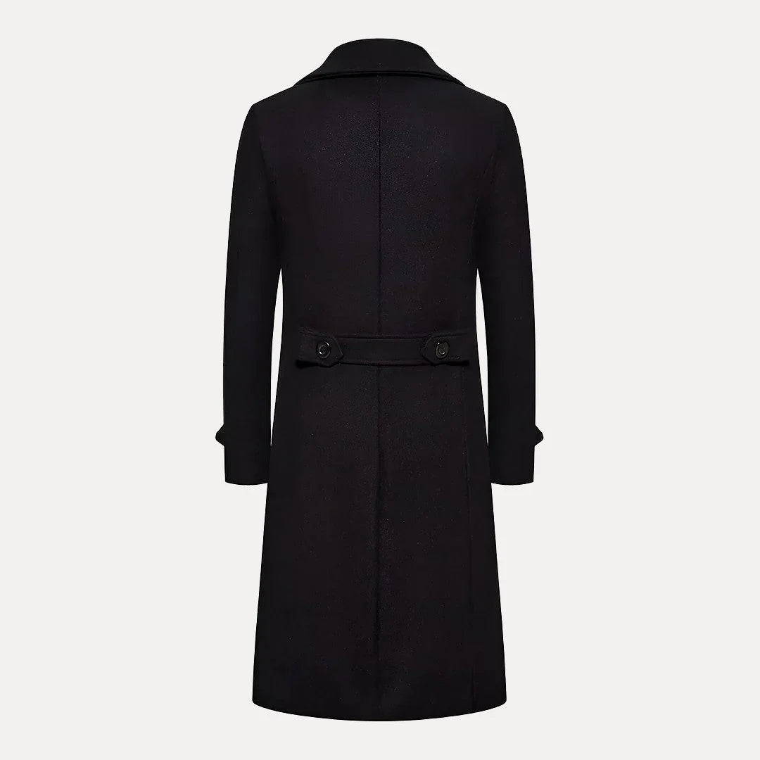Hugo | Men's Double-Breasted Wool Winter Overcoat