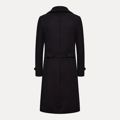 Hugo | Men's Double-Breasted Wool Winter Overcoat