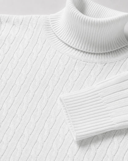 Lars | Men's Slim Fit Turtleneck Knit Sweater