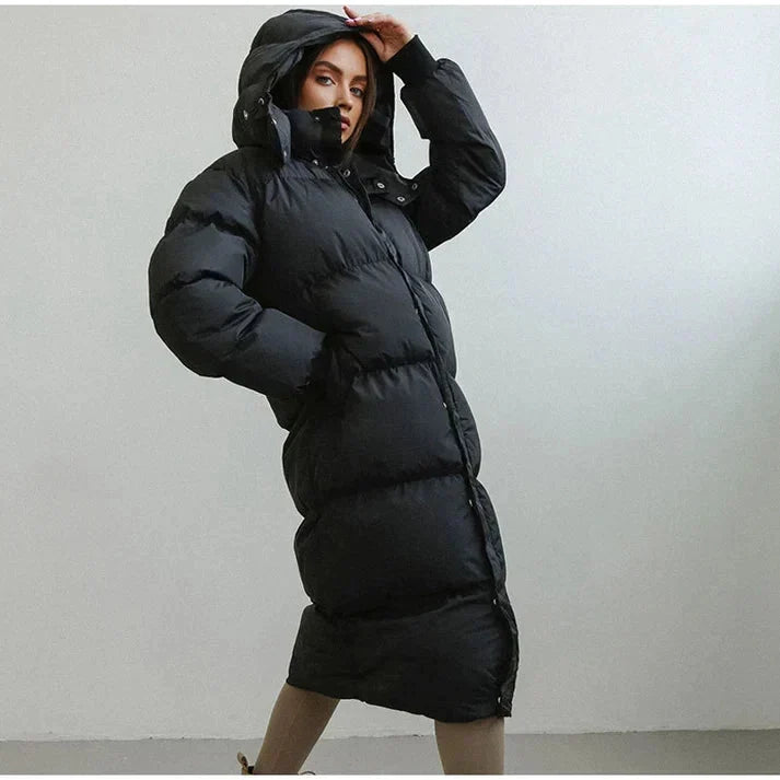 Freya | Women's Long Warm Puffer Winter Coat