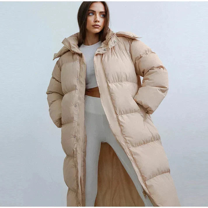 Freya | Women's Long Warm Puffer Winter Coat