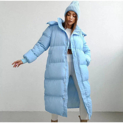 Freya | Women's Long Warm Puffer Winter Coat