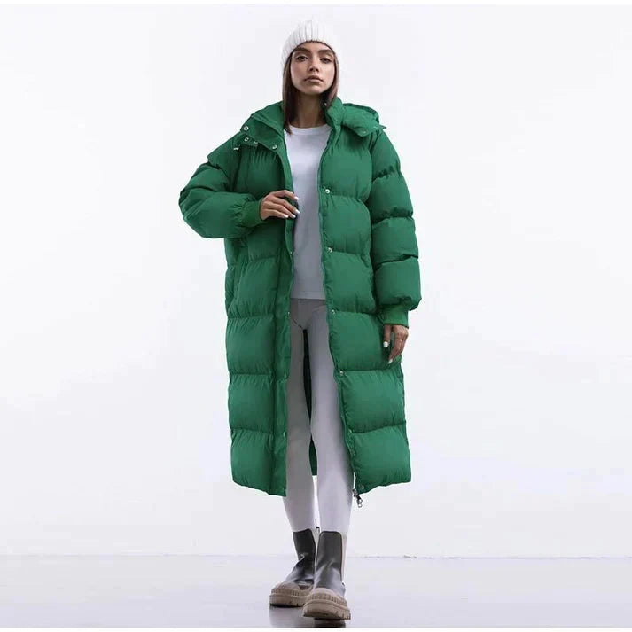 Freya | Women's Long Warm Puffer Winter Coat