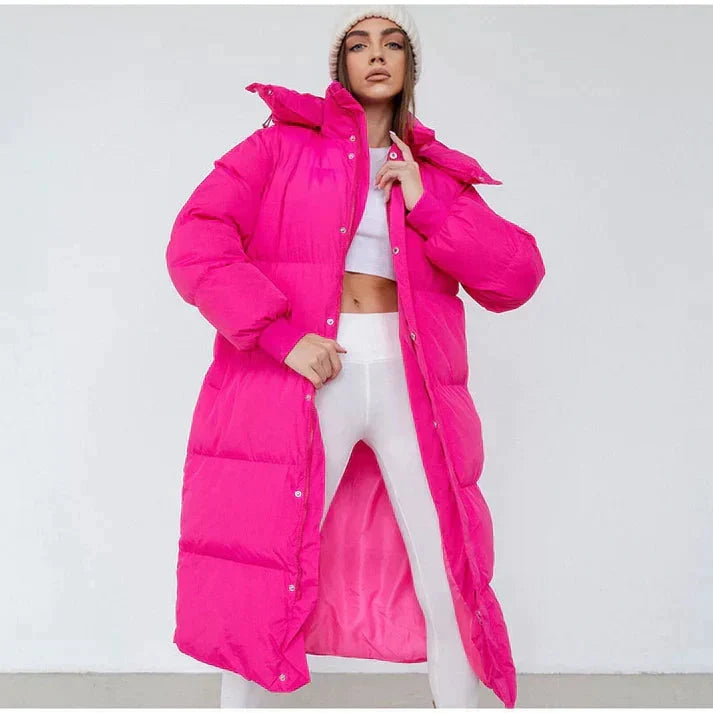 Freya | Women's Long Warm Puffer Winter Coat