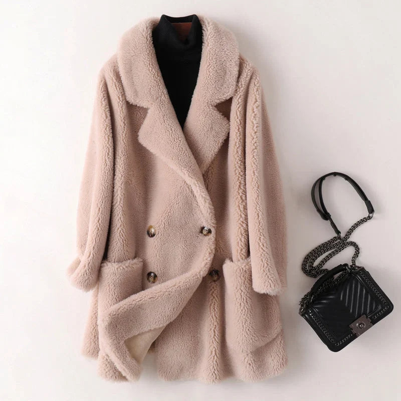 Sasha | Women's Oversized Shearling Winter Coat