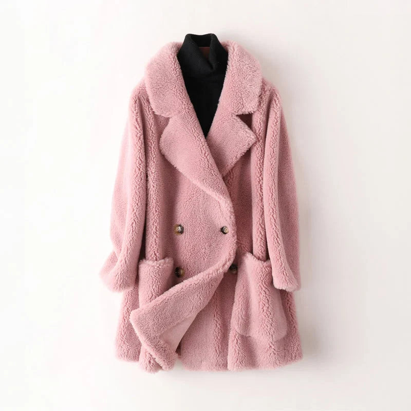 Sasha | Women's Oversized Shearling Winter Coat