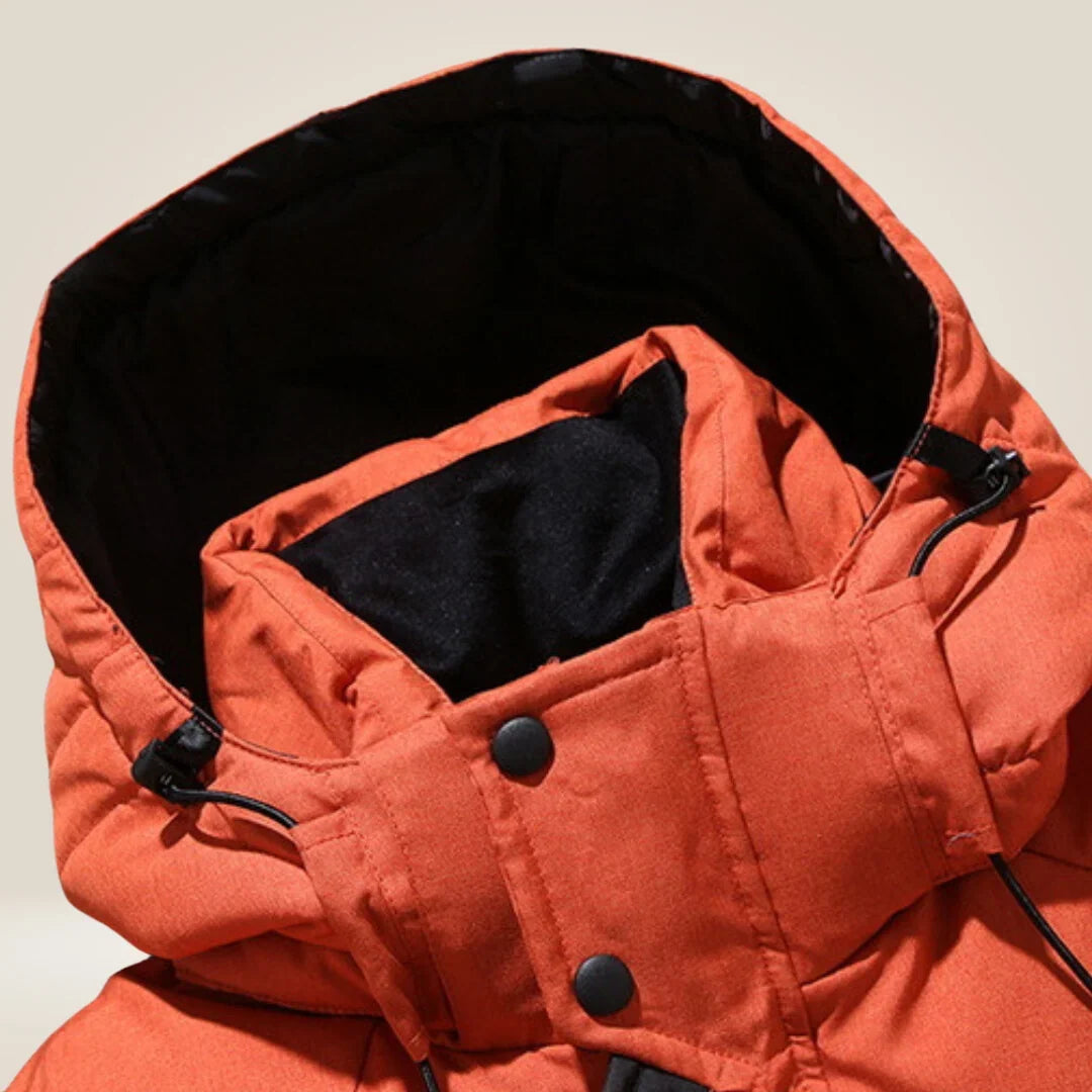 Rhys | Men's Hooded Quilted Winter Puffer Jacket