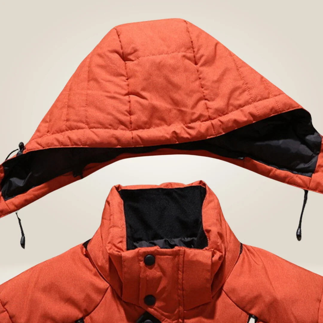 Rhys | Men's Hooded Quilted Winter Puffer Jacket