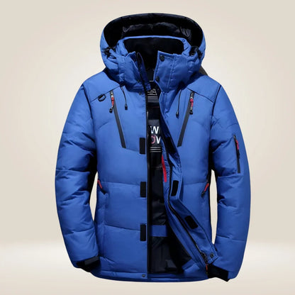 Rhys | Men's Hooded Quilted Winter Puffer Jacket