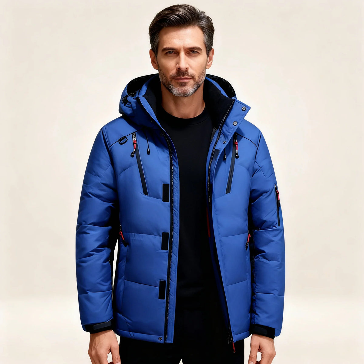 Rhys | Men's Hooded Quilted Winter Puffer Jacket