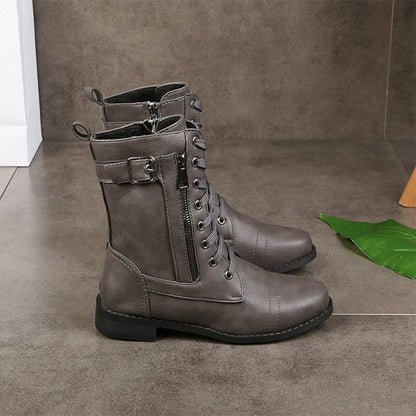 Emma | Women's Comfort Zip Round Toe Ankle Boots