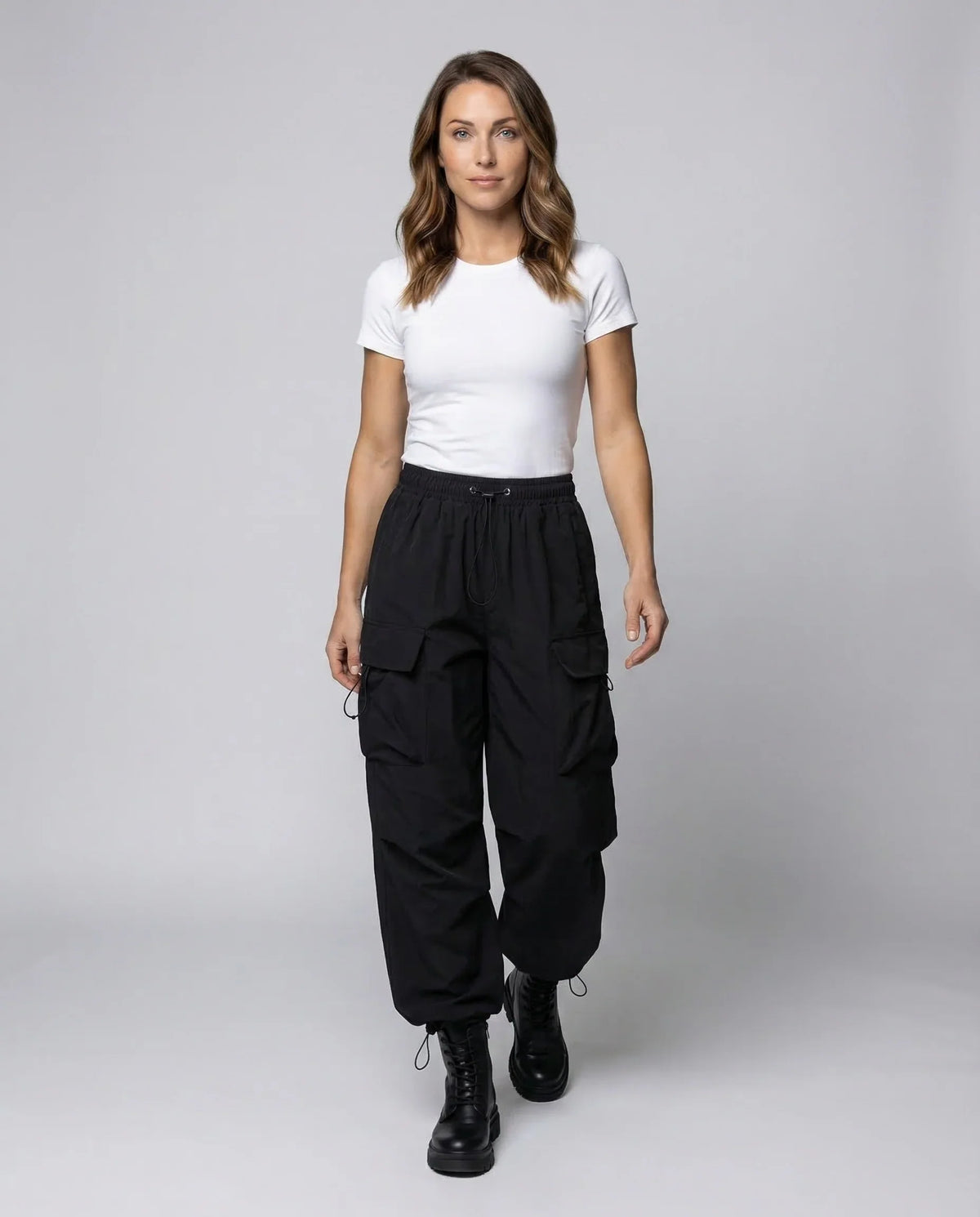 Tessa | Women's Oversized Drawstring Cargo Pants