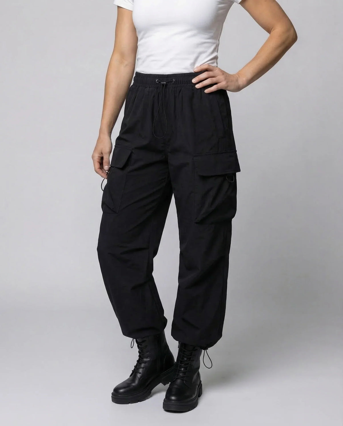 Tessa | Women's Oversized Drawstring Cargo Pants